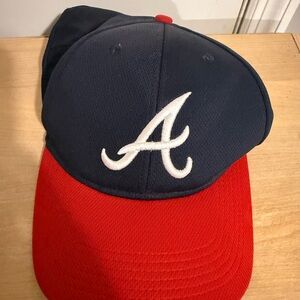 Red and Blue Baseball Cap Atlanta Braves